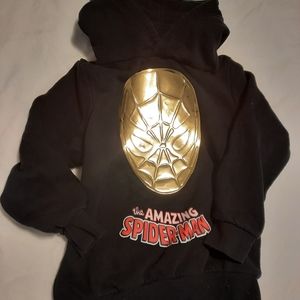 EUC H&M Boys Sweater Spiderman sz 4